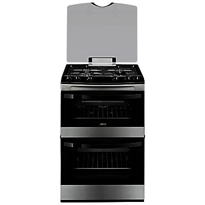 Zanussi ZCG63010XA Gas Cooker, Stainless Steel Zanussi ZCG63010XA Gas Cooker, Stainless Steel